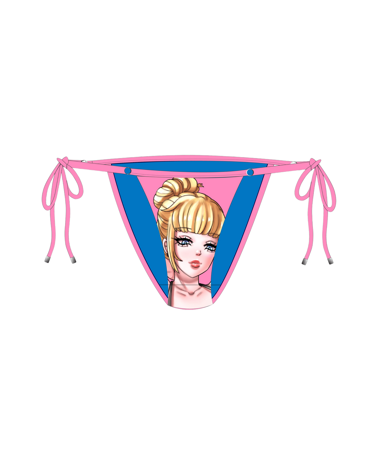 Kawaii Waves Bikini Bottom