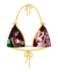 Neon Neko Bikini Top