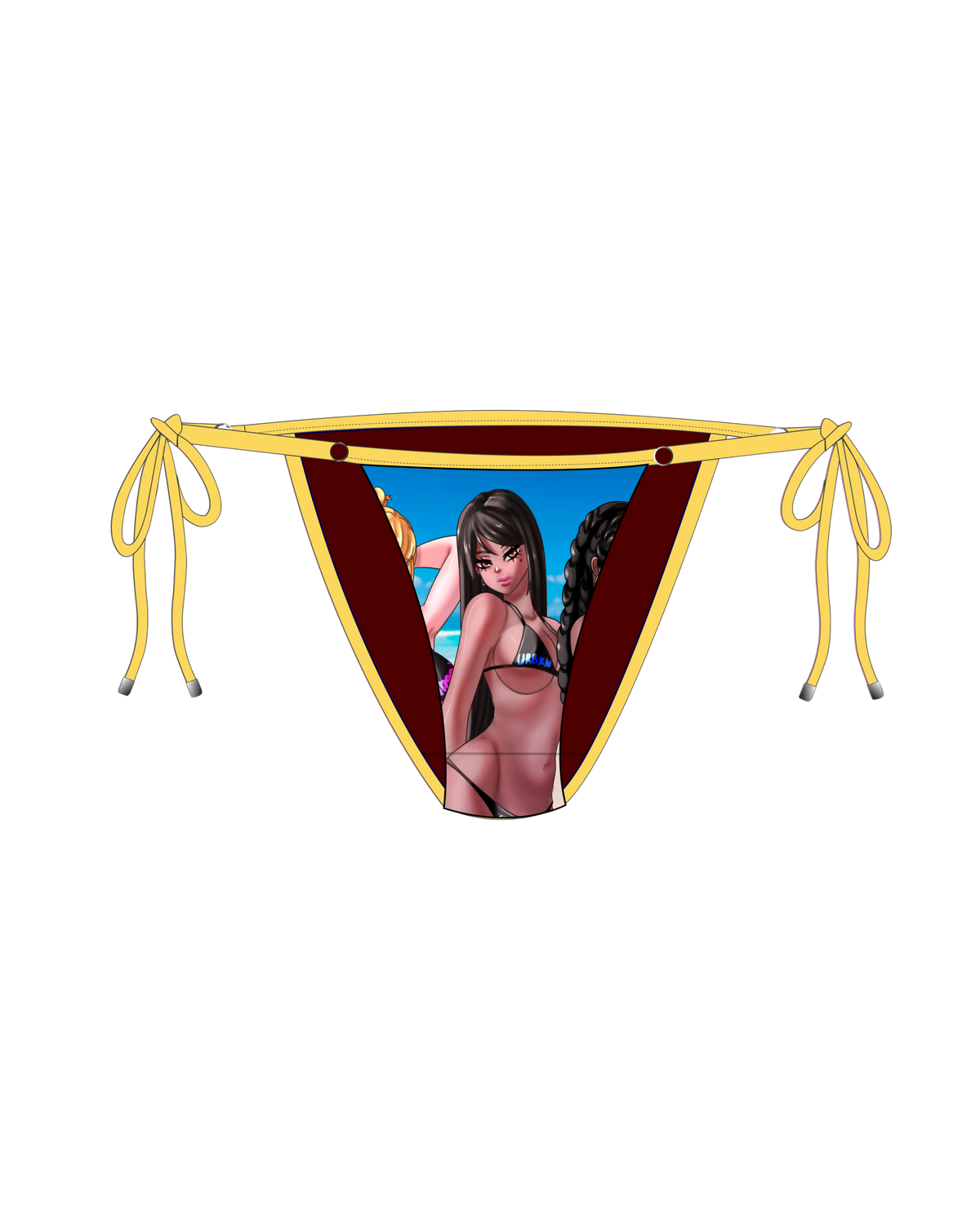 Neon Neko Bikini Bottom