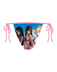 Kawaii Waves Bikini Bottom