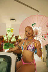 Kawaii Waves Bikini Top