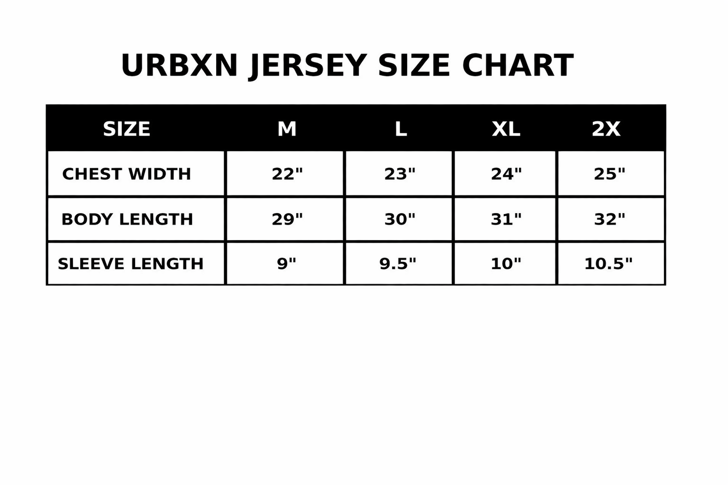 Urbxn Angel Jersey