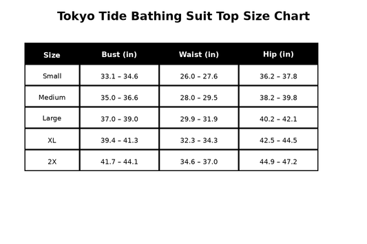 Kawaii Waves Bikini Top