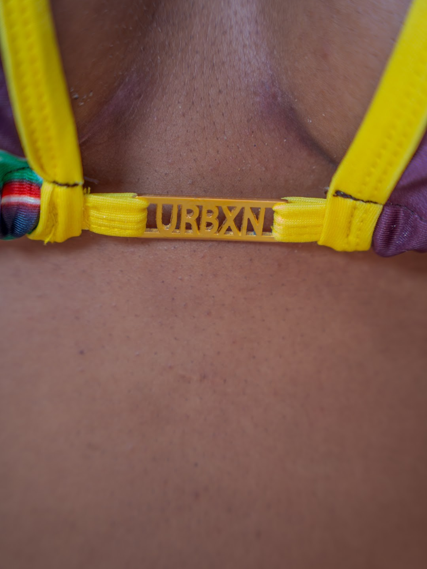 Neon Neko Bikini Top